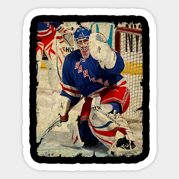 Alex Auld - New York Rangers, 2009 Sticker by Momogi Project